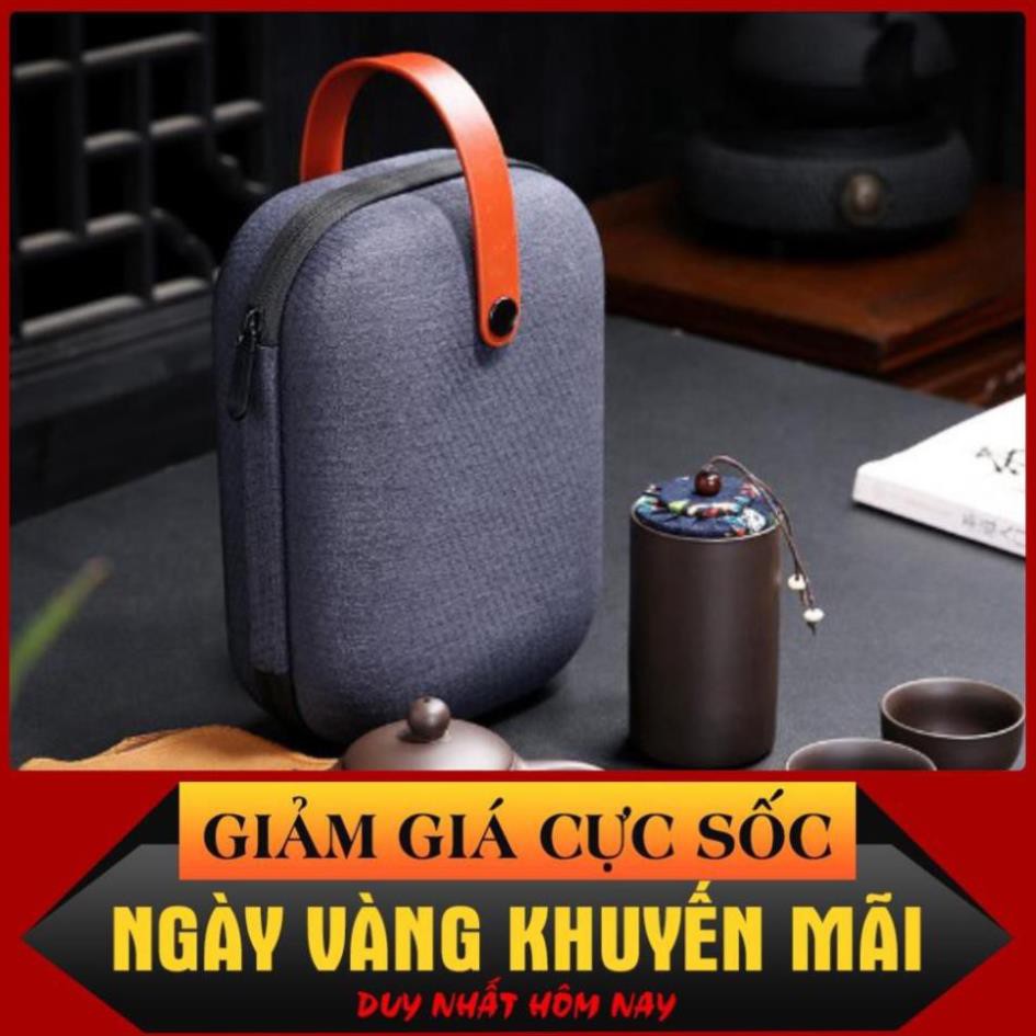 (Mua Ngay)  Bộ bình trà có túi đựng đi du lịch - 8652 (Rẻ Bất Ngờ)