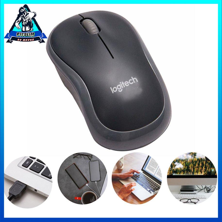 Chuột máy tính quang không dây USB M185 Bộ thu 2.4G mỏng cho Pc [6/25]