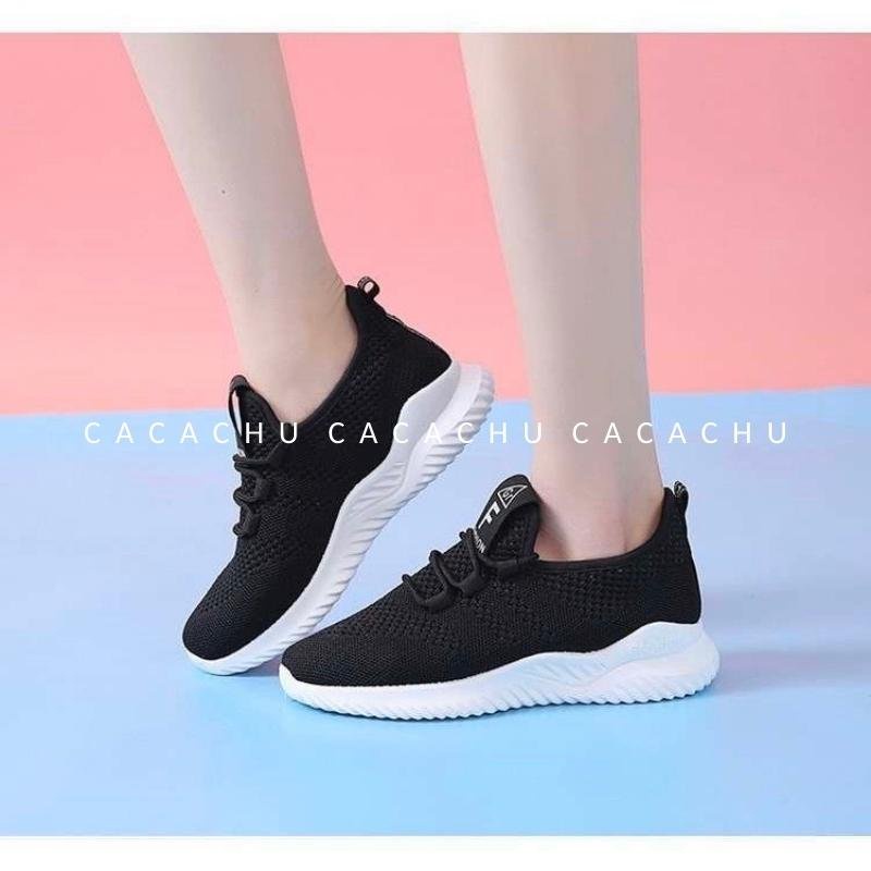 Giày nữ thể thao sneaker chạy bộ tập gym nhẹ êm chữ F xu hướng hot trend mới 2022 CACACHU G031, vải thoáng khí bền đẹp