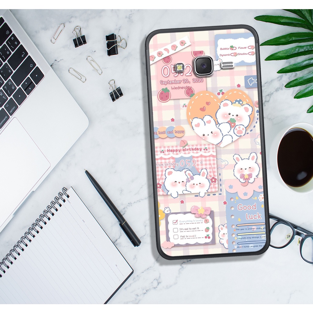 ỐP LƯNG SAMSUNG J1 2016 - J2 Prime - J5 2015 - J7 2015 , IN HÌNH GẤU NÂU CHOCOLATE ĐÁNG YÊU.