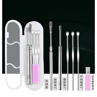 Bộ ráy tai bằng thép 6 món