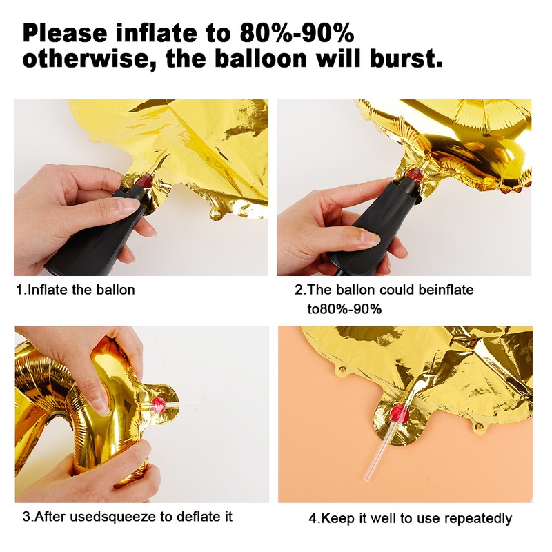 Bong bóng hình số 2022 trang trí nhà cửa mừng năm mới 16 inch