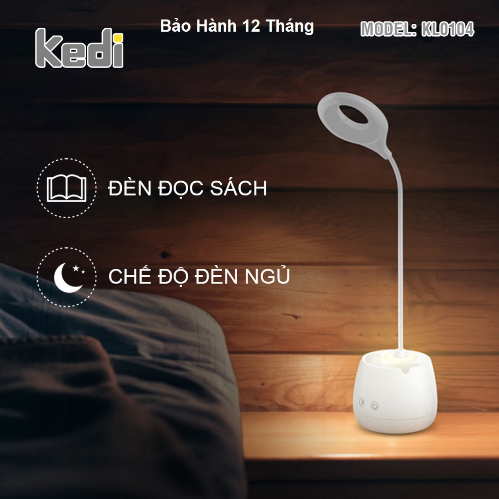 Đèn học chống cận Kedi Nhật - KL0104 [BH 12 Tháng]