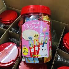 SÚP THƯỞNG CIAO CHURU CHO MÈO THÁI LAN HỘP 50 THANH