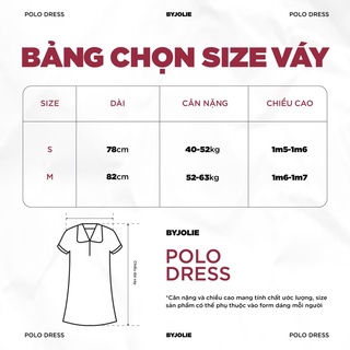 Váy polo HEAVEN SENT thun gân co giãn