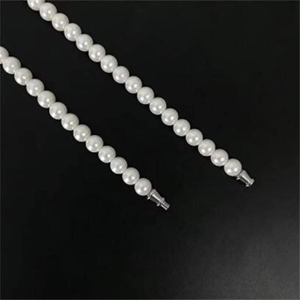Dây chuyền chuỗi hạt ngọc trai nhân tạo màu trắng thời trang dành cho cả nam và nữ