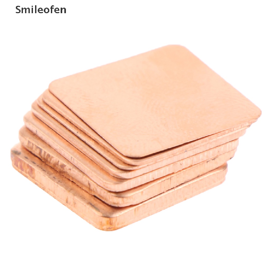 Bộ 10 Miếng Đệm Đồng 15x15mm Tản Nhiệt Chuyên Dụng