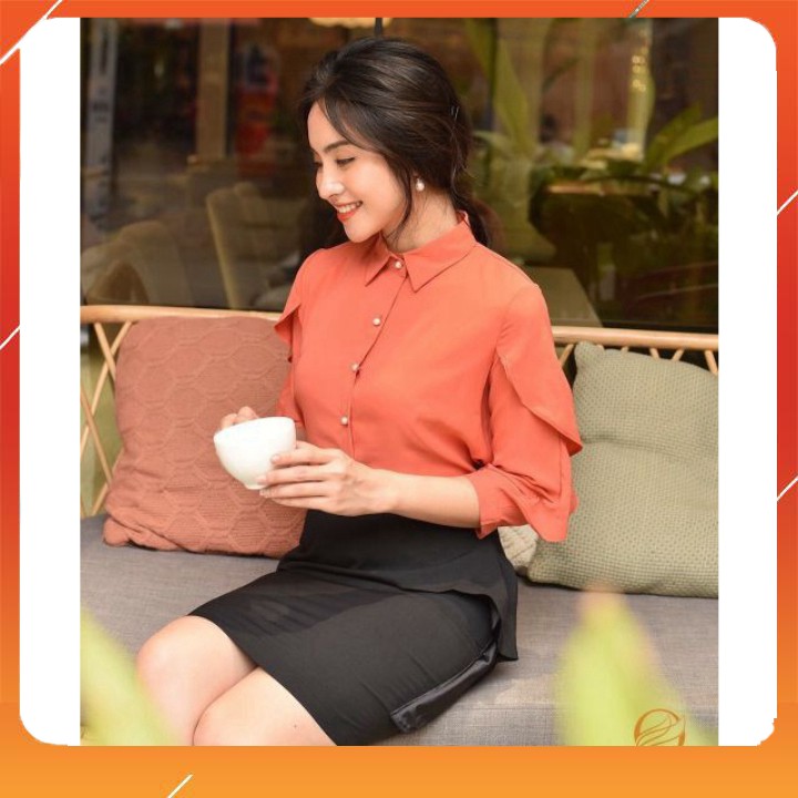 10.10 ⚡ Chân váy bút chì công sở Vạt Bèo sang trọng chất vải Umi co giãn - Hiền Trần Boutique . .