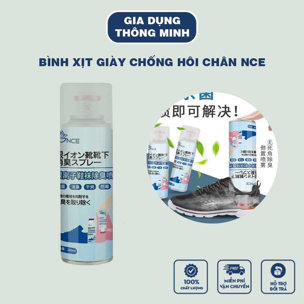 Bình xịt giày chống hôi chân NCE