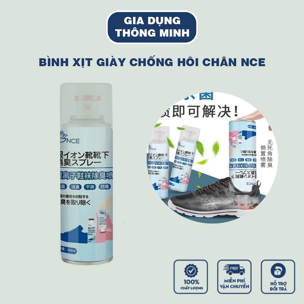 [Chai xị NCE] Bình xịt giày chống hôi chân NCE