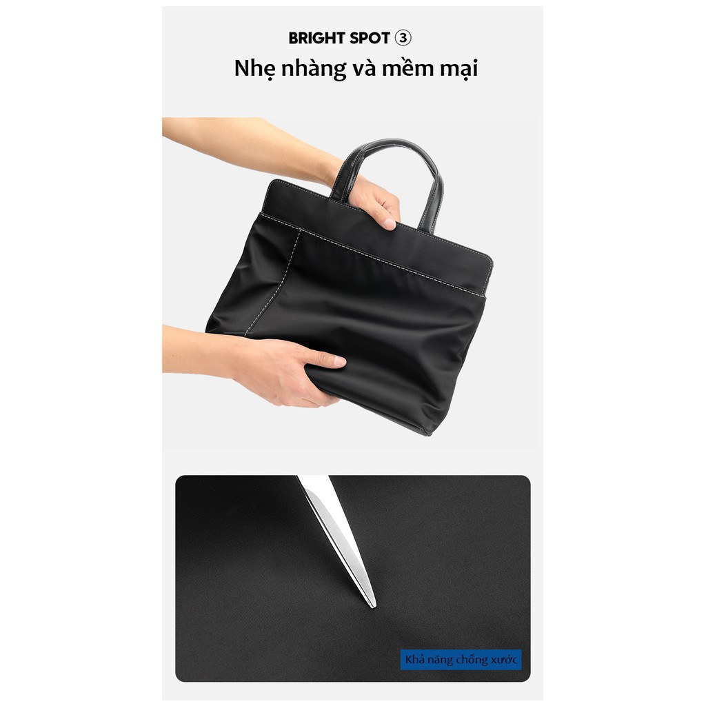 Túi Xách Công Sở Nam Nữ GUBAG Vải Cao Cấp Chống Nước, Đựng Vừa Tài Liệu A4 | BigBuy360 - bigbuy360.vn