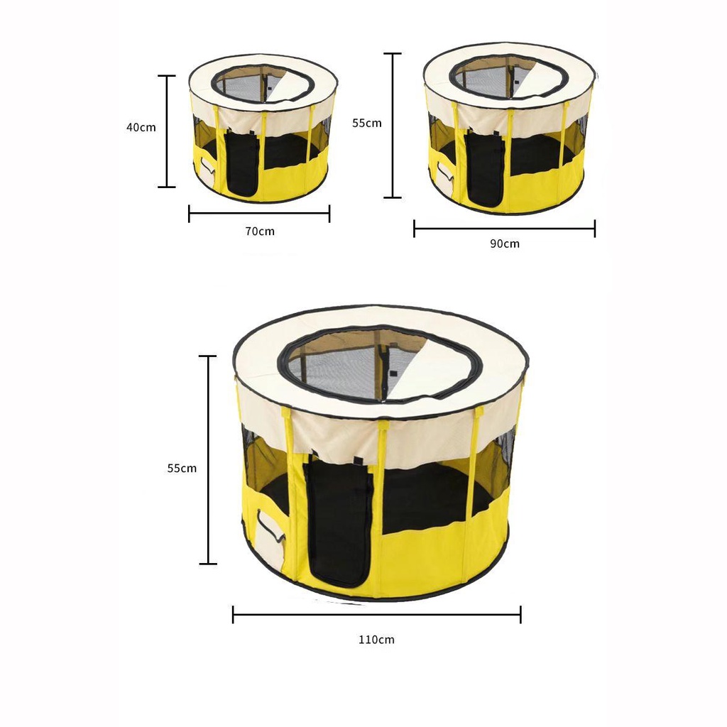 YNATURAL Hàng Rào Gấp Gọn Tiện Dụng Dành Cho Thú Cưng