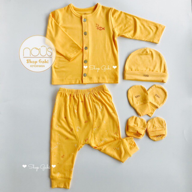 Bộ cài thẳng dài tay petit Nous