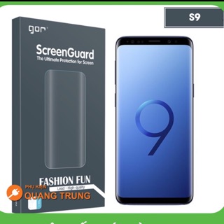 Bộ 4 tấm dán dẻo GOR Full màn cho Galaxy S9 ( Mặt trước + mặt sau )
