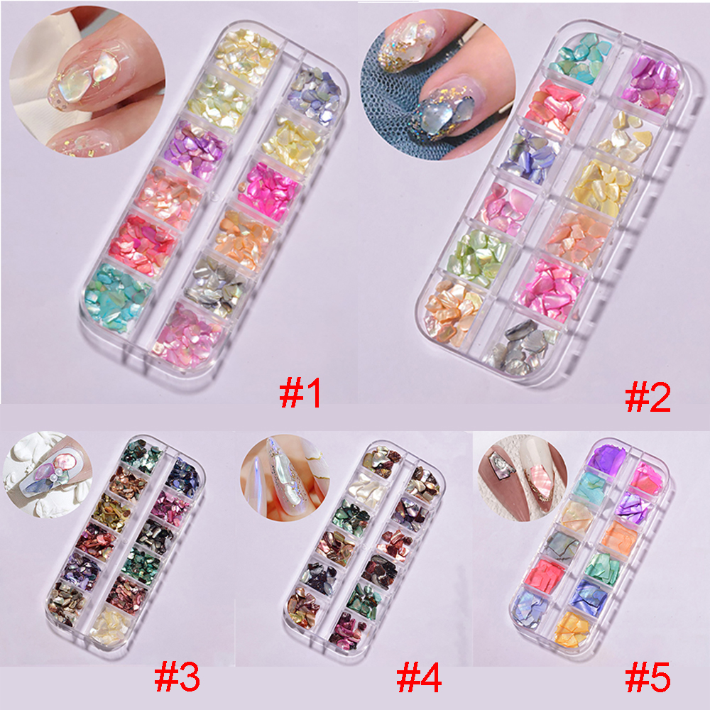Hộp Chi Tiết 3D Trang Trí Móng Tay Nghệ Thuật