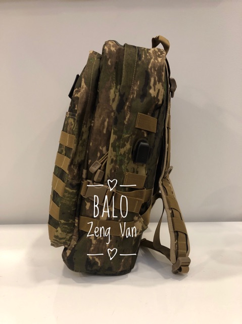 Balo phượt chiến thuật nguỵ trang rằn ri PUBG