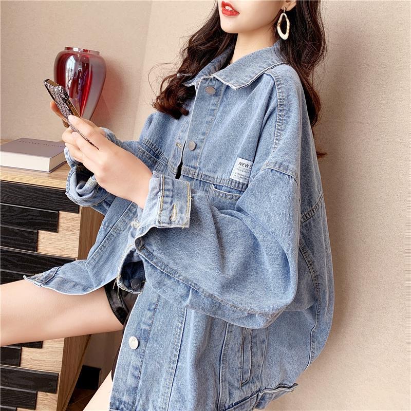 【ẢNH THẬT】Áo khoác denim Hàn Quốc ⚡️ 𝐅𝐑𝐄𝐄 𝐒𝐇𝐈𝐏 ⚡️Cô nàng trẻ trung, năng động - Mã AB30