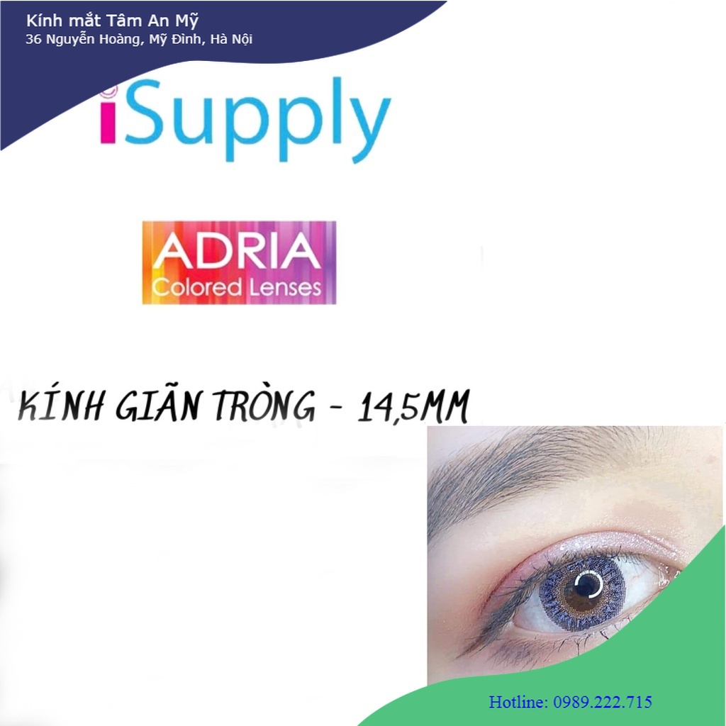 Lens đeo 3 tháng màu Amethyst 018  14.5 mm