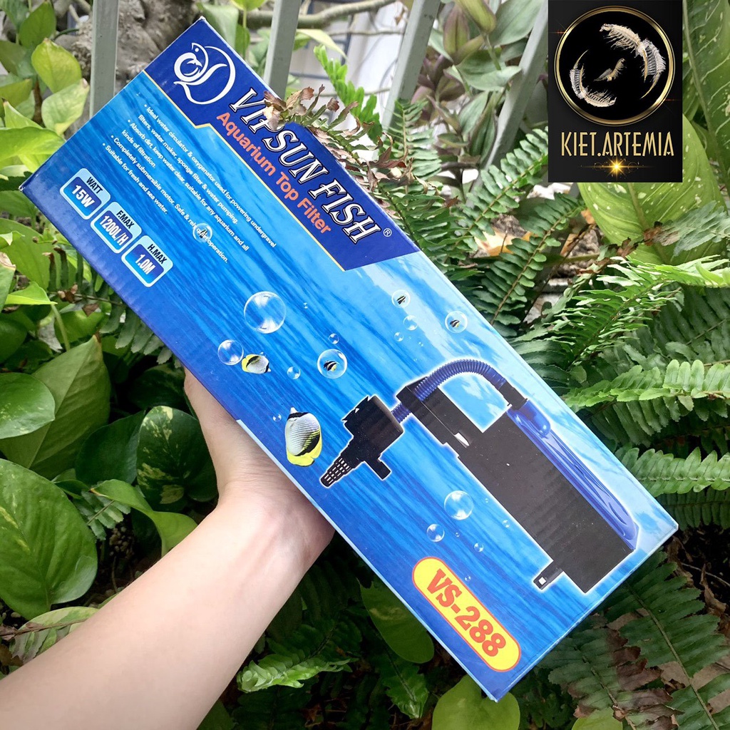 Lọc hộp hồ cá thủy sinh, đầy đủ phụ kiện VS-288