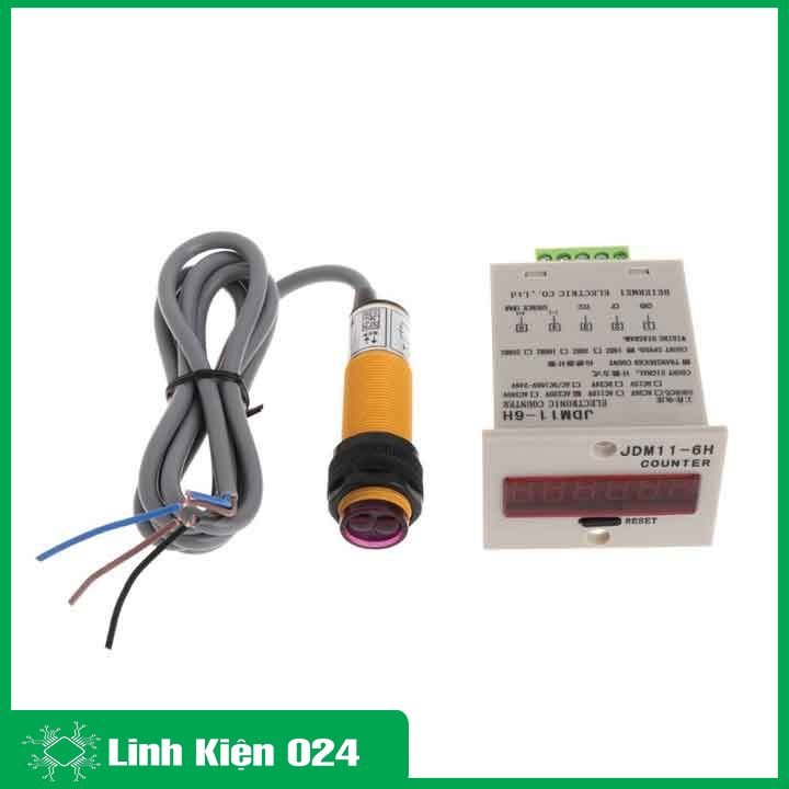 Màn hình led 6 chữ số 1-999999 tặng kèm cảm biến khoảng cách 30cm