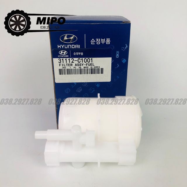 Lọc xăng, lọc nhiên liệu xe Elantra (16-20), I30 (17-20), Sonata (14-20), Optima (16-20) (Mã: 31112C1001 / 31112C1000)