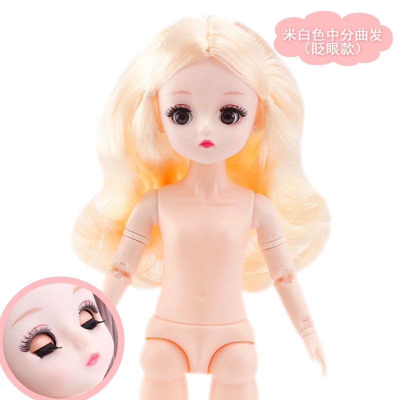 Búp bê Baboliy 30 cm có khớp mắt có thể nhắm mở xinh đẹp đáng yêu ANDATOY AD881