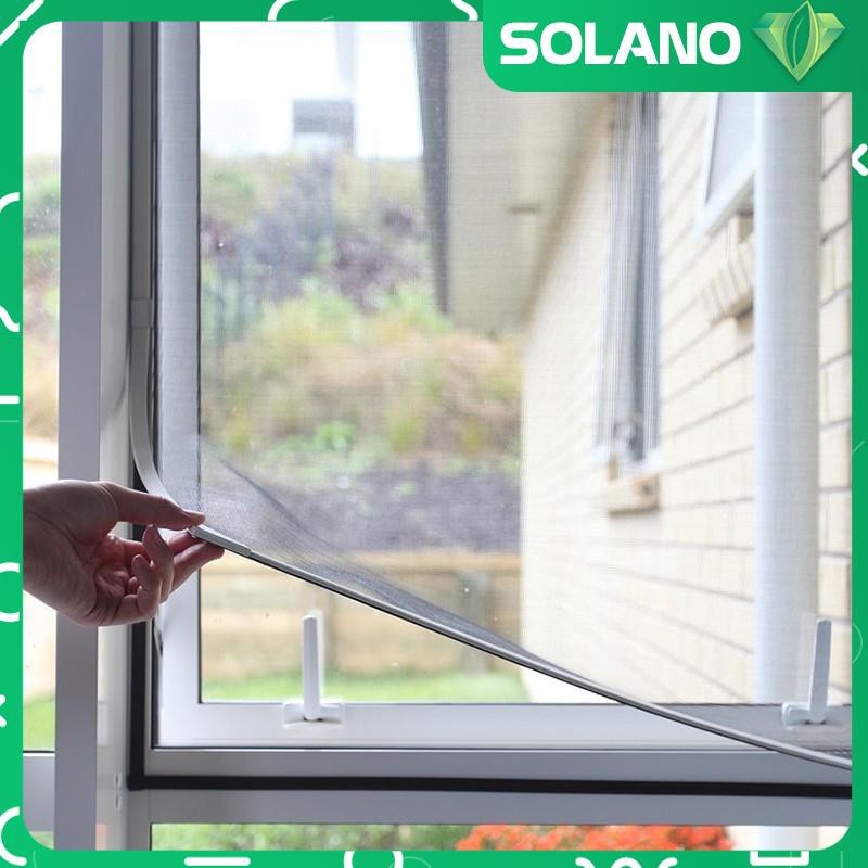 Lưới Chống Muỗi Dán Cửa Sổ SOLANO Dạng Rèm Chống Muỗi 130 x 150 cm HG-001293
