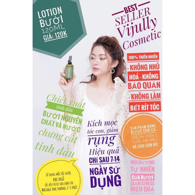 Tinh Dầu Bưởi Vi Jully Dưỡng Tóc [NHẬP OLIV5 GIẢM 4K+TẶNG VÍ] Trị Rụng Tóc-Kích Thích Mọc Tóc-Làm Dài Tóc | BigBuy360 - bigbuy360.vn