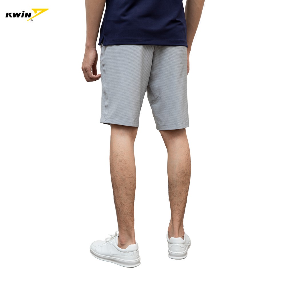 [Mã BMLTM50 giảm đến 50K đơn 99K] Quần short nam Kwin phom dáng regular fit suông nhẹ, chất co giãn chống nhăn KSO006S1