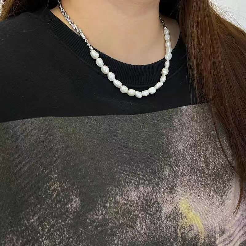 Vòng Cổ Đính Ngọc Trai Nhân Tạo Phong Cách Cổ Điển Thời Trang Kiểu Pháp Kiểu Mới Cho Nữ