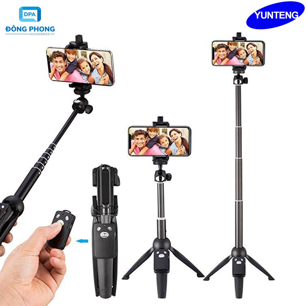 Gậy Chụp Hình Kiêm Tripod Đa Năng Yunteng YT-9928 Chính Hãng