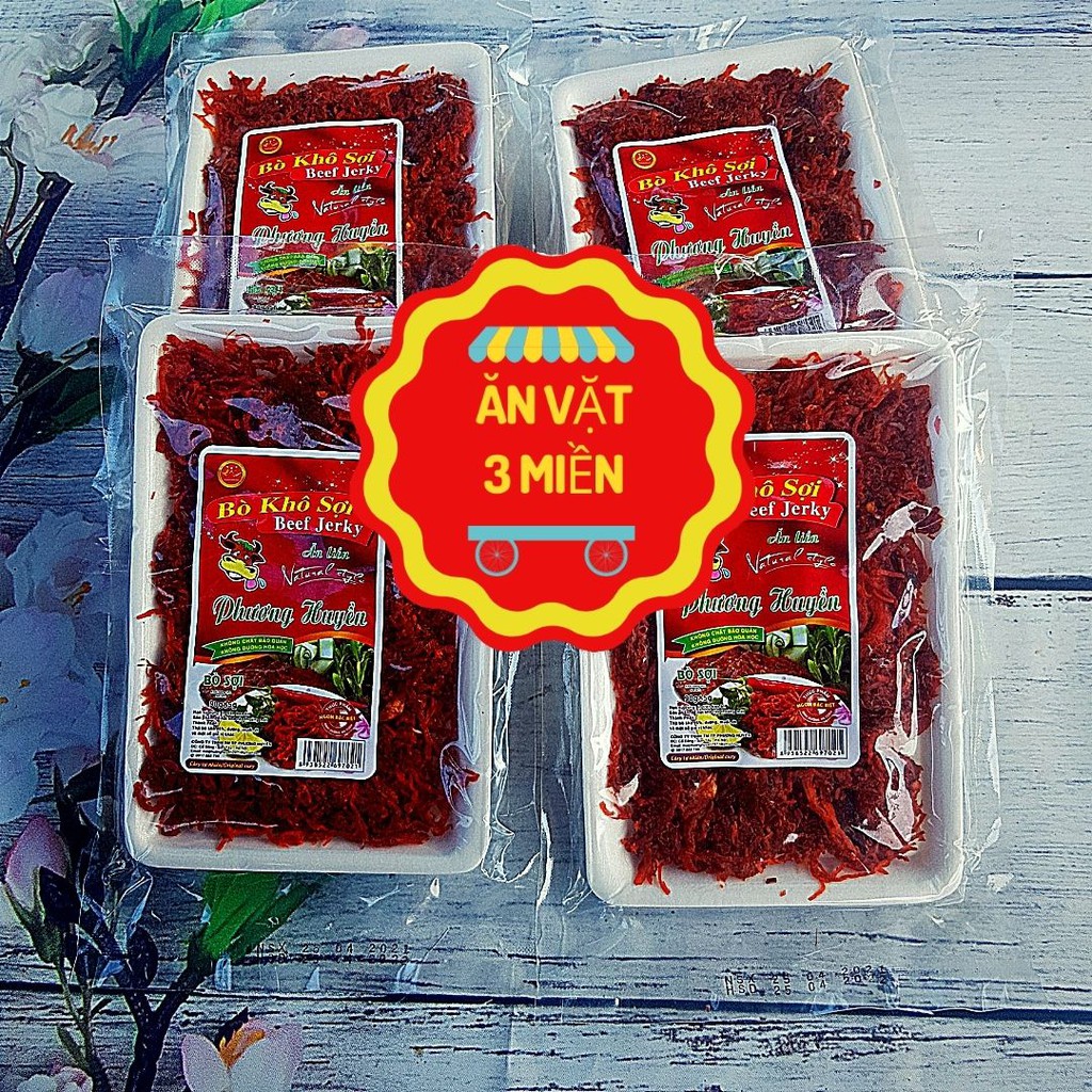 Bò Khô Sợi hộp 90gr Đặc Sản 3 Miền / Phương Huyền Food