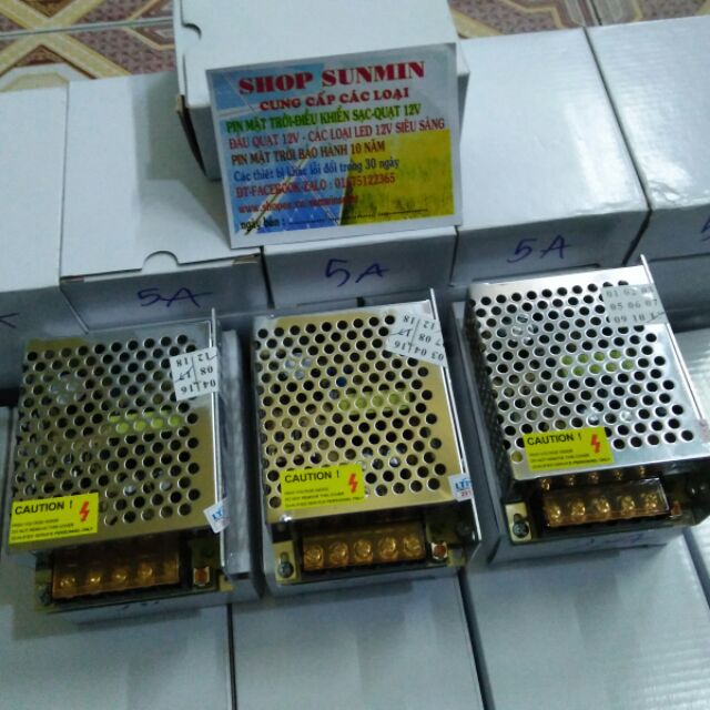 Nguồn tổ ong 12V—5A Supply loại tốt