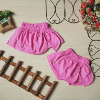 Quần váy bé gái kaki wash mềm
