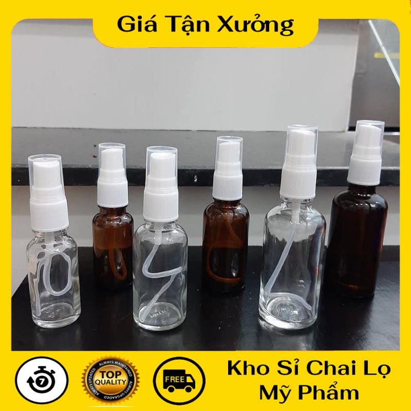 Chai Xịt Phun Sương ❤ TRÙM SỈ ❤ Chai lọ xịt phun sương thủy tinh 5ml,10ml,15ml,20ml,30ml,50ml,100ml chiết nước hoa