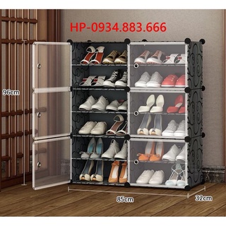 [MỚI VỀ] - TỦ NHỰA ĐỂ GIÀY DÉP KIỂU MỚI 12 Ô (chia ô) ĐỂ ĐƯỢC 24 ĐẾN 32 ĐÔI GIÀY DEP