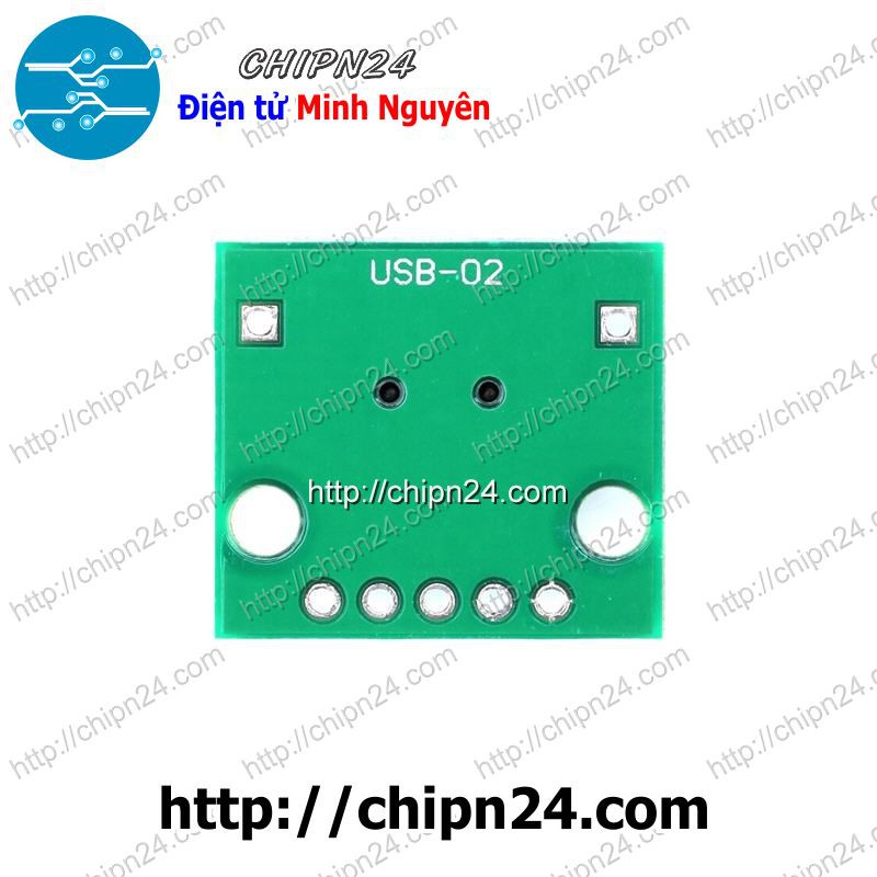 [1 CÁI] Đế chuyển Adapter Mini USB to DIP (PCB chuyển, Mạch chuyển)