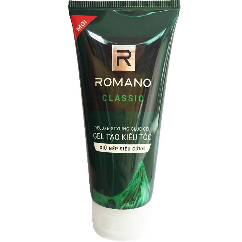Gel vuốt tóc Romano Classic Siêu cứng 150g- Mẫu mới 100% chính hãng, tat cung cấp và bảo trợ