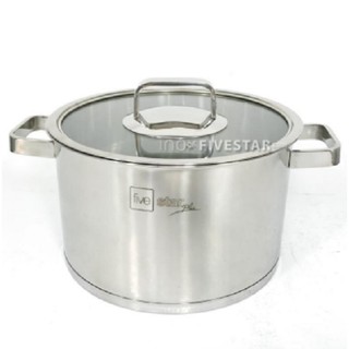 NỒI FIVESTAR 18CM QUAI VUÔNG NẮP HÍNH INOX 304