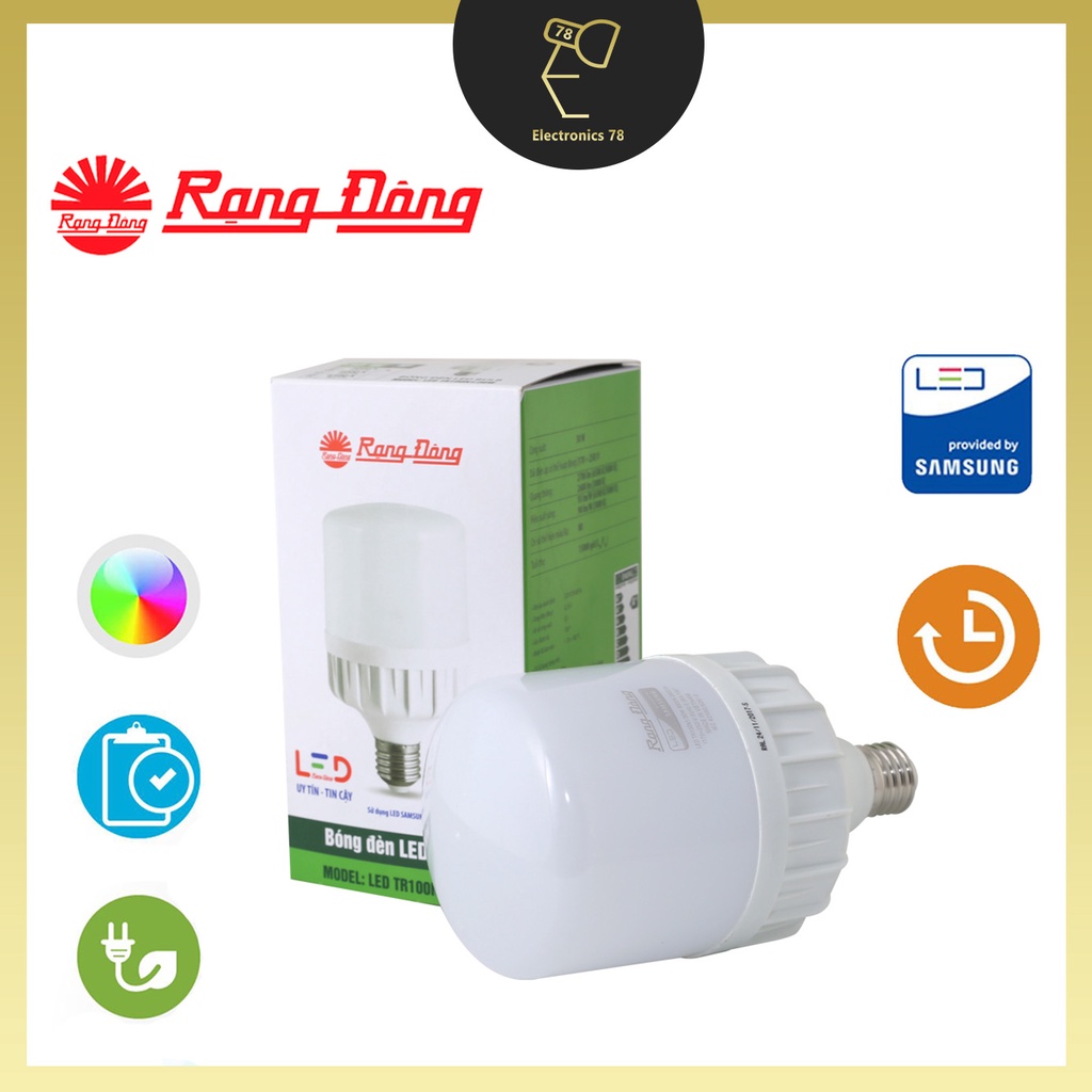 Bóng Led tròn tiết kiệm điện Rạng Đông  -