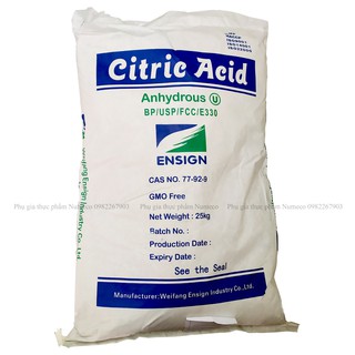 Phụ gia thực phẩm Axit chanh (Axit Citric) anhydrous