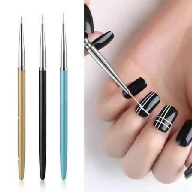 Bộ cọ vẽ nét 3 cây , cọ râu Nails