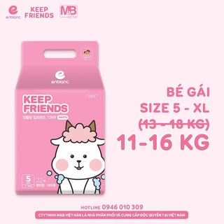 Tã bỉm enblanc keep friend, tã bỉm keep friends nội địa Hàn quốc- mẫu mới 2020 đủ size dán/quần S40,M32,L28,XL24