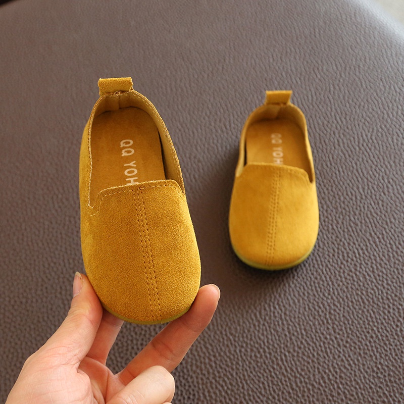 Giày thể thao bằng da phong cách Hàn Quốc cho bé gái
