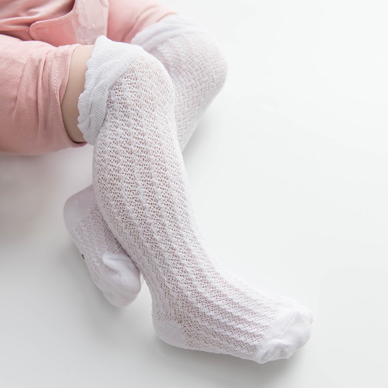 Vớ cotton dài ngang gối chống muỗi cho bé