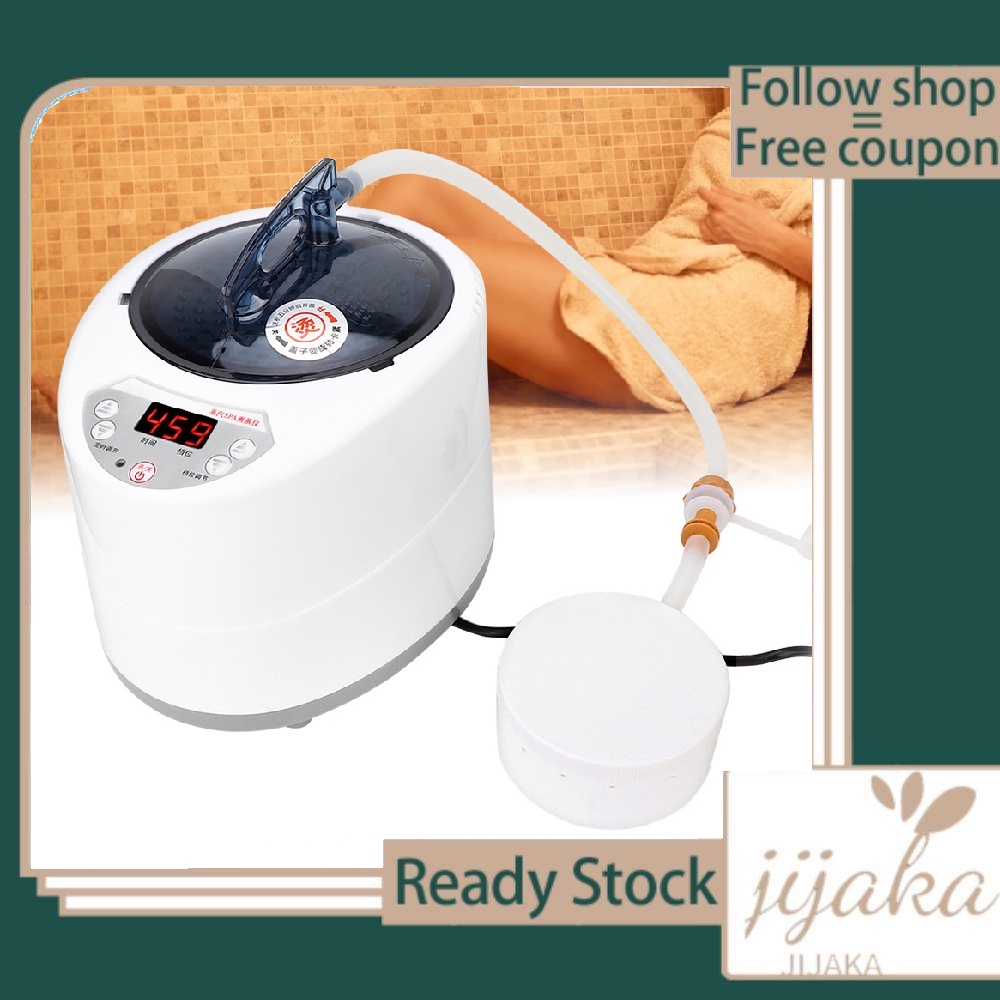 Jijaka 2L Foot Barrel Home Sauna Steamer Fumigation Machine Therapy with Remote Control AU Plug 220V