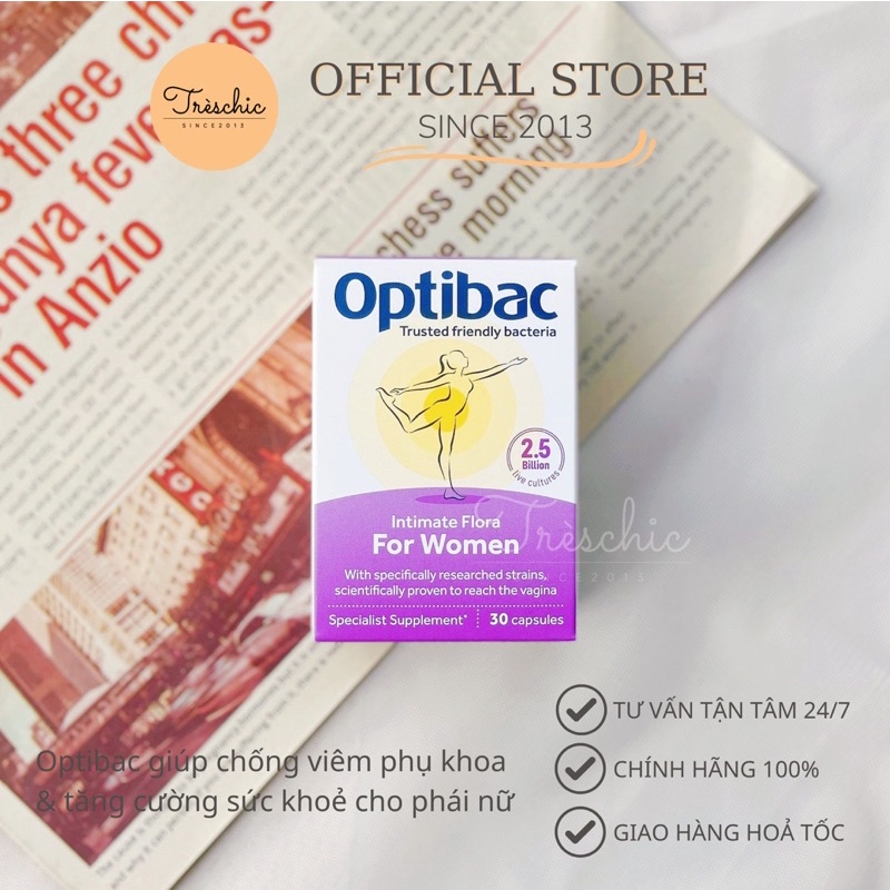 Men Vi Sinh Cho Phụ Nữ Optibac Probiotics
