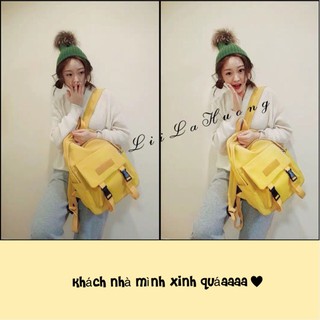 Balo Học sinh Sinh viên vải dù chắc chắn kiểu dáng Hàn Quốc