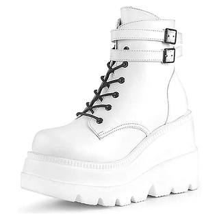 (ORDER)  Bốt ulzzang đế cao 10cm màu trắng - White Trifle Platform Boot