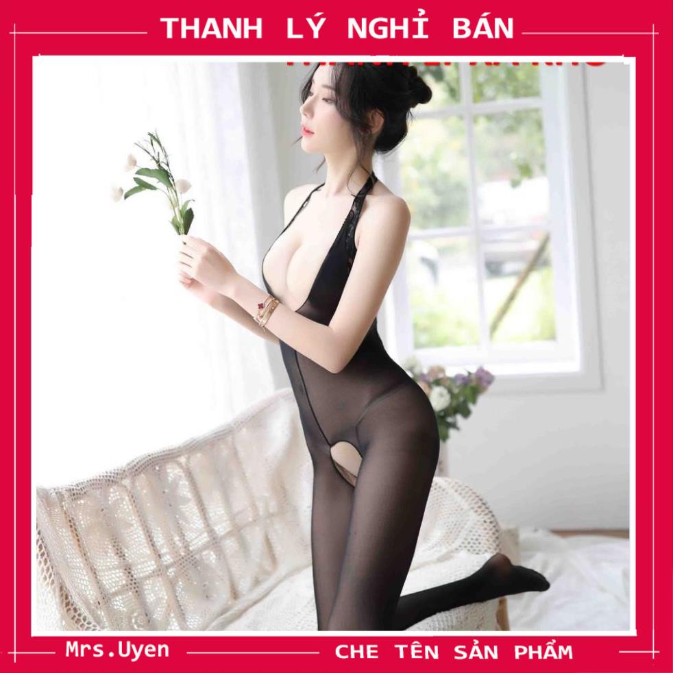 Bộ đồ ngủ body da liền thân bó sát sexy - bst004 - Bodystocing lưới 1 mảnh hở lưng quyến rũ | BigBuy360 - bigbuy360.vn
